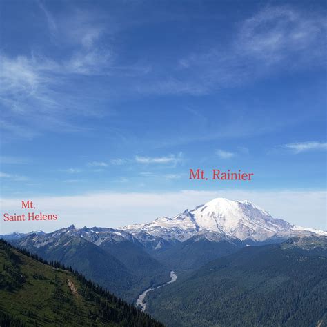 Mount Rainier Volcano Eruption