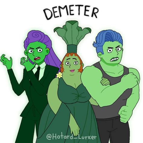 Demeter: Goddess of the harvest and agriculture. | Scrolller