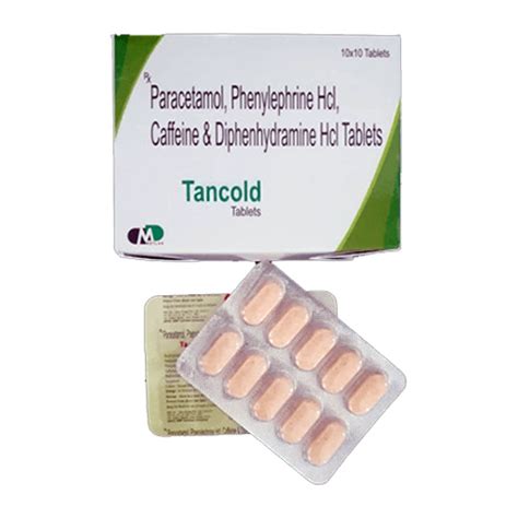 TANCOLD Tablets METLAR FORMULATIONS