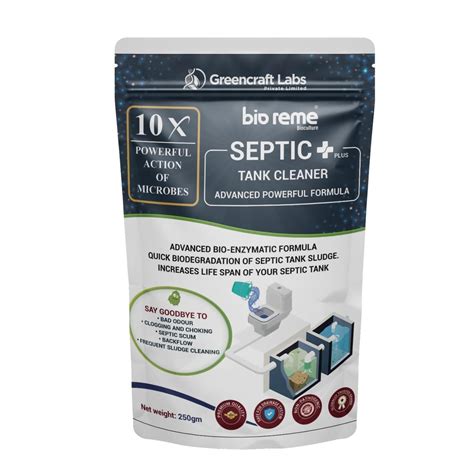 Bio Reme Septic Tank Cleaning Powder Septic Plus 10X Formula for Septic ...