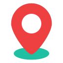 Map location pin position Icons & Symbols