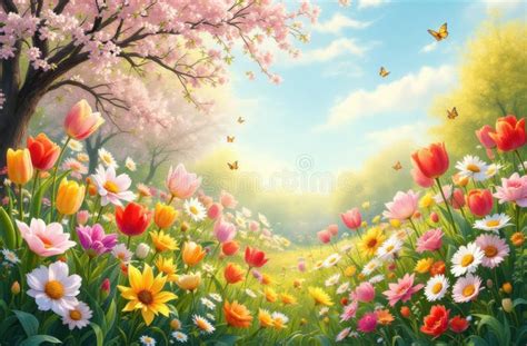 Image result for Scene Spring Trees
