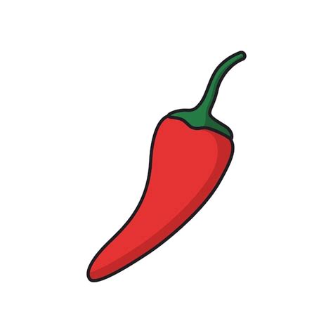 Hot chili pepper | Premium Vector