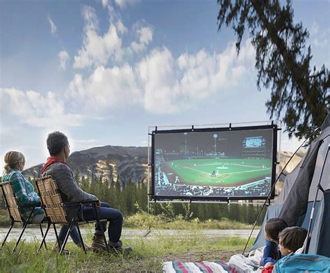 Outdoor Big Screen | Outdoor movie screen, Best outdoor projector ...