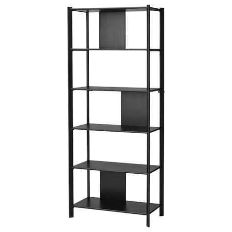 JÄTTESTA shelving unit, black, 80x195 cm (311/2x763/4") - IKEA