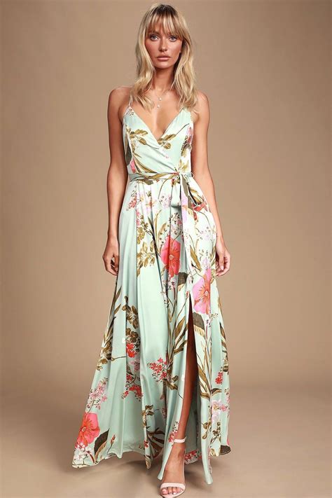 floral print long dress