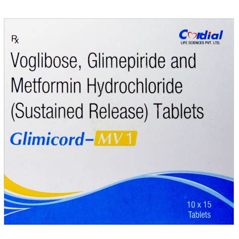 Glimicord-MV 1 Tablet | Uses, Side Effects, Price | Apollo Pharmacy