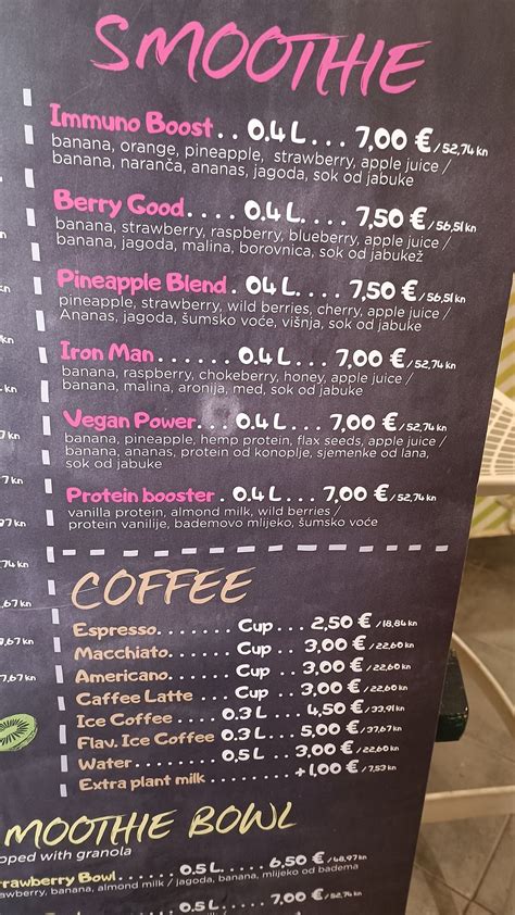 Refresh Juice Bar - Dubrovnik Juice Bar - HappyCow