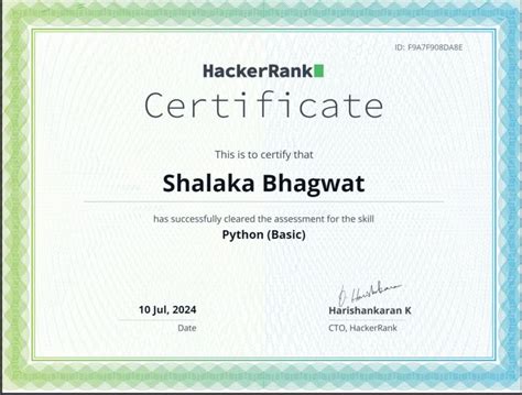 HackerRank Skill Certification Python Program 的图像结果