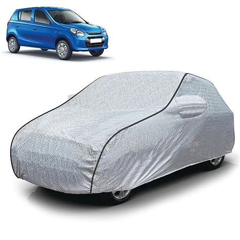 Autofy SilverTech-Black Piping 100% Waterproof Car Cover for Maruti ...