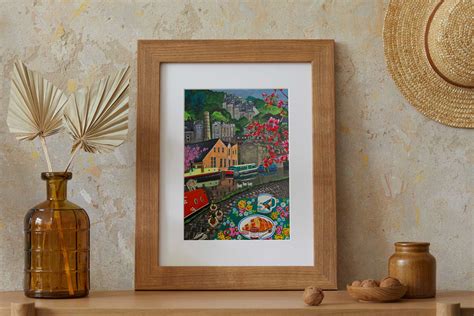 Donna Flowers-Dorning - Breakfast on the Canal - A4 print – Heart Gallery