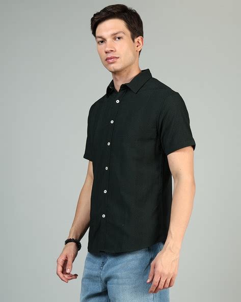 Buy Green Shirts for Men by Shein Online | sheinindia.in