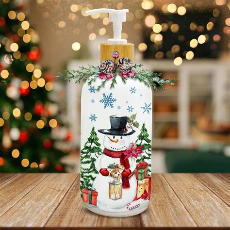 Amazon.com: Hexagram Christmas Soap Dispenser, Christmas Kitchen ...