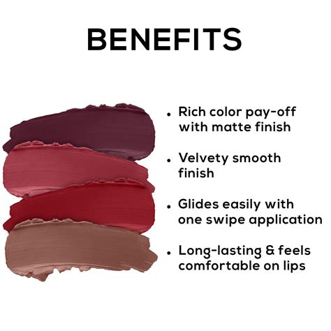 RENEE Very Matte Lipsticks - Long Lasting Weightless Velvety Formula