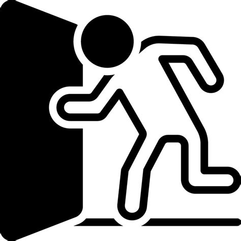 Image result for Escape Man Sign Icon
