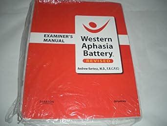 Buy Western Aphasia Battery - Revised (WAB-R) Basic Kit -without ...