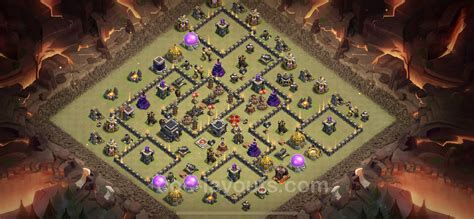 Best Max Levels War Base TH9 with Link - Town Hall Level 9 CWL Base ...