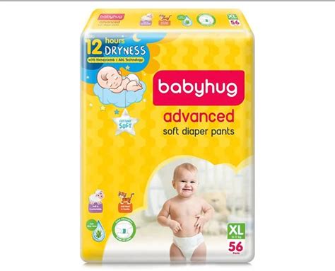 Buy Babyhug Advanced Soft Infant Diaper Pants, Extra Large, Xl (12 To ...