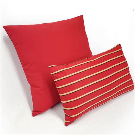 Sunbrella Jockey Red Outdoor Pillow 20x20 | Pillow Decor