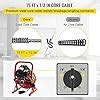 VEVOR 75 Ft x 1/2 Inch Drain Cleaner Machine, 370W, Fits 1 Inch to 4 ...