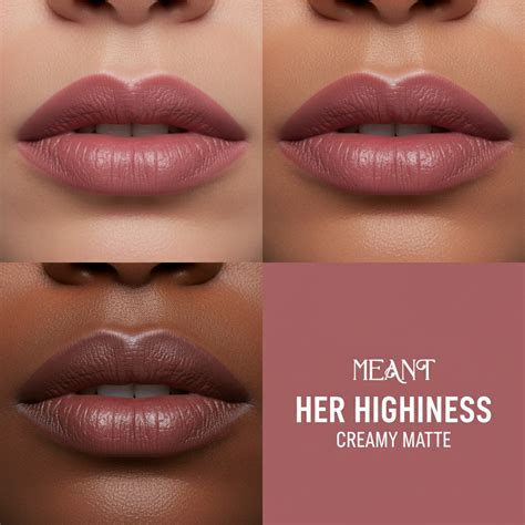 MEANT Silky Swipe Creamy Matte Lipsticks (Her Highness) Long-Lasting ...