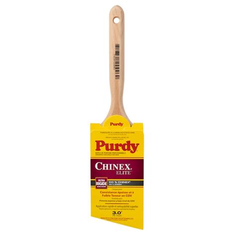 Purdy Chinex Elite 3-in Reusable Nylon Angle General Purpose Brush (6 ...
