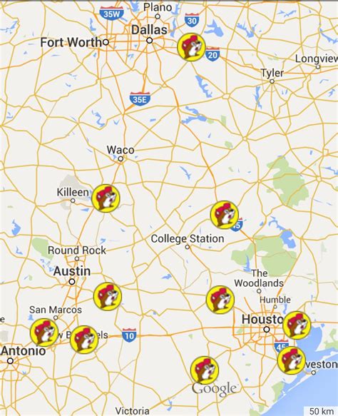 Buc-ee's | Map of florida, Map, Ees