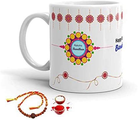 PASKO PSTRENDZ-MUG68 Rakhi Printed Coffee - Rakhi and Roli Chaval ...