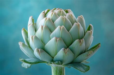 A fresh artichoke recognized for supporting liver function isolated on ...