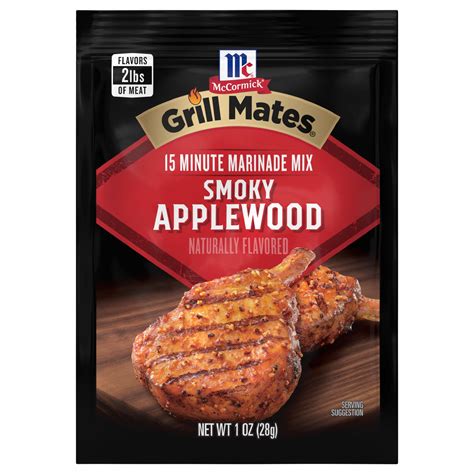McCormick Grill Mates Smoky Applewood Marinade Mix, Seasoning Sauce, 1 ...