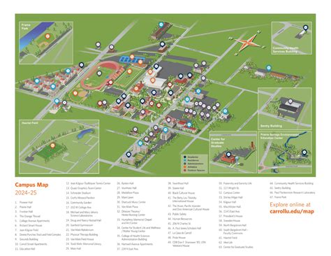Carroll University Campus Map (2025-2024) - All Maps
