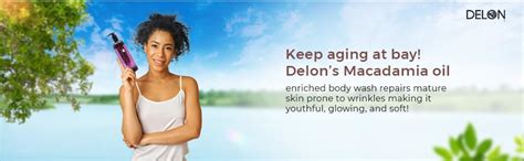 Buy DELON Body Wash Macademia Oil For Men and Women | Moisturizing ...