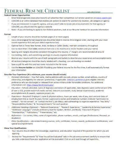 Image result for Federal Resume Guide