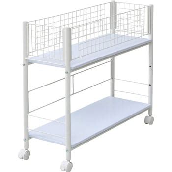 OSR-7526(WH/WH)×2 収納ラック キャスター付き YAMAZEN(山善) スチール - 【通販モノタロウ】