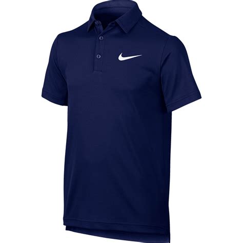 nike court blue polo