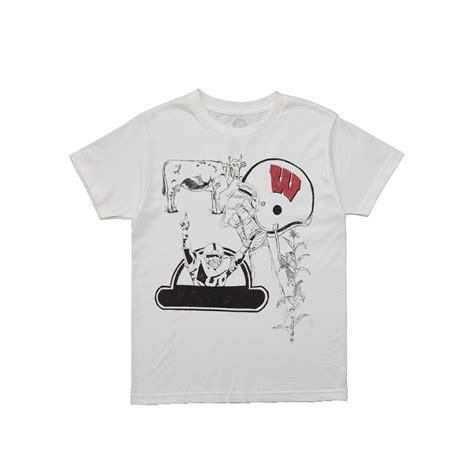 Football Collage Tee – Wisconsin Design Team