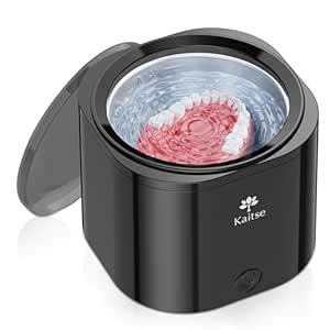 Ultrasonic Denture Cleaner:25W Portable Professional Ultrasonic ...