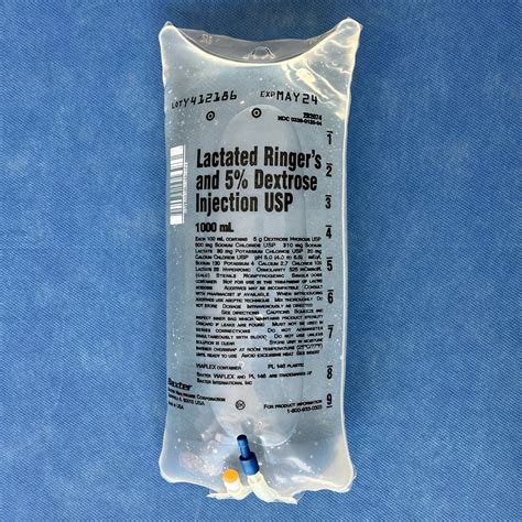 No Rx Required - 5% Dextrose in Lactated Ringer's (D5LR) IV Fluid Bag – IV Fluid Supply