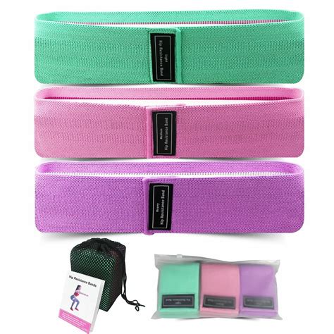 Squat Band Gym Yoga Workout Resistance Bands Set - K Dragon Mart Online ...