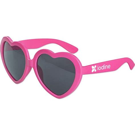 Imprinted Heart Shaped Sunglasses
