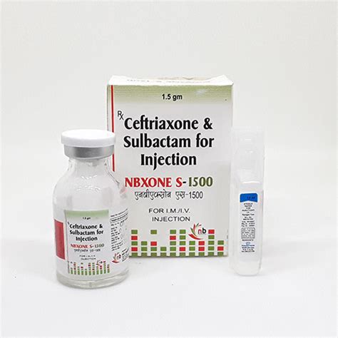 NBXONE-S-1500 Injection NB Healthcare Pvt.Ltd.
