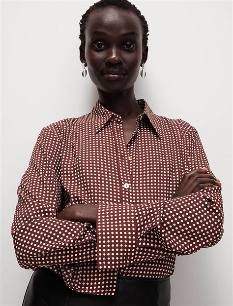 Buy Printed Collared Shirt at Marks & Spencer