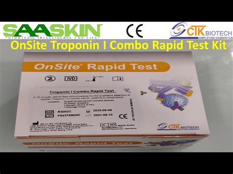 Medical RTD - II - OnSite Troponin I Combo Rapid Test Trader - Retailer ...