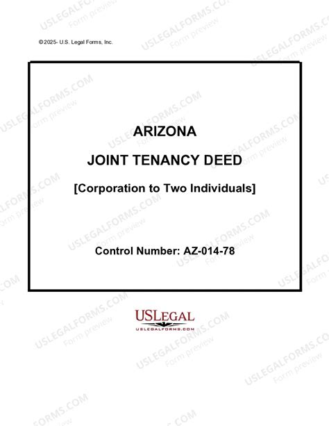 Sample Deed Joint Tenancy With Right Of Survivorship | US Legal Forms