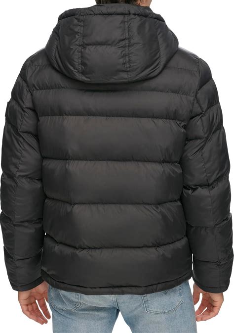 Tommy Hilfiger Mens Hooded Puffer Jacket (Standard and Big & Tall ...
