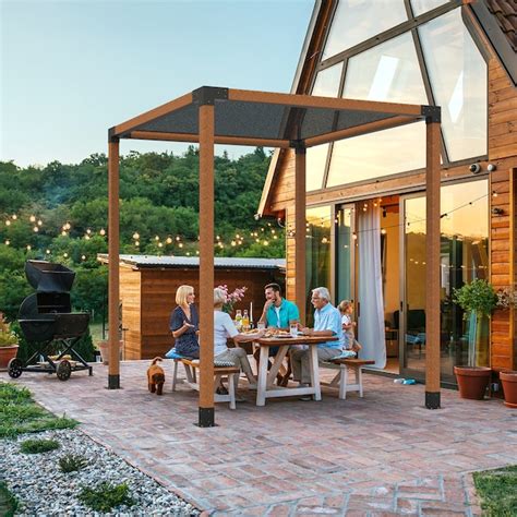 VEVOR 0.72-ft x 0.72-ft Black Gazebo roof bracket kit in the Gazebo ...
