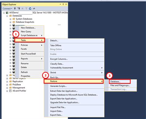 Image result for Restore Database Using SQL Query