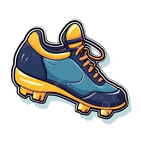 Blue Soccer Shoe Clip Art Illustration Clipart Vector, Art Clipart ...