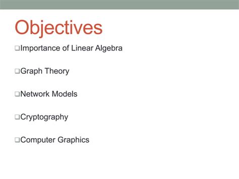 Linear Algebra Applications Computer Science 的图像结果