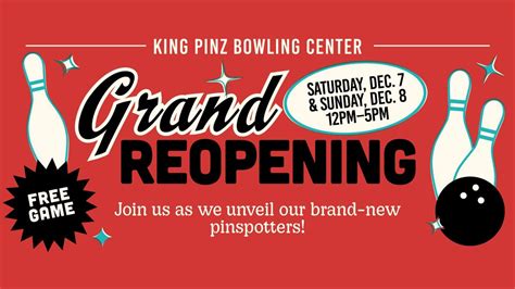 King Pinz Bowling Center Grand Re-Opening, Fort Eustis Bowling Center ...
